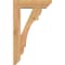 Ekena Millwork Olympic Slat Smooth Bracket w/ Offset Brace, Western Red Cedar, 5 1/2"W x 18"D x 30"H BKT0604X18X30OLY06SWR - alternate 2